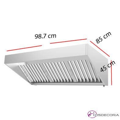 Campana Extractora Mural Inox 06-076602