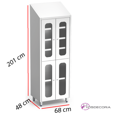Armario para instrumental en salas de operaciones y médicas 081620