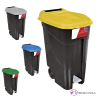Contenedor de basura con tapa y ruedas 486150