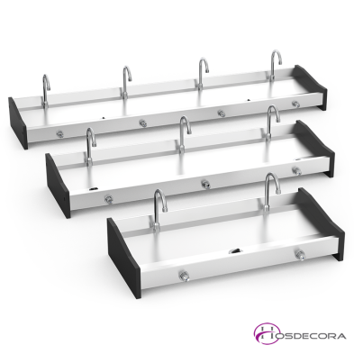 Lavamanos varios puestos en inoxidable FI061436