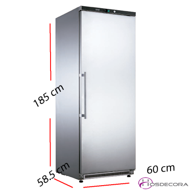 Congelador con puerta en inox para cocinas AR 400 BT INOX