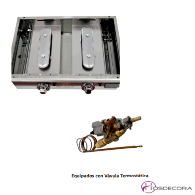 Plancha para cocinar placa CROMO DURO 15 mm espesor. 80PGCN