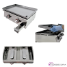 Plancha de cocina DOBLE a gas 6040PGLLN