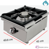 Cocina a Gas 1 Fuego 5.8 Kw Piezoelectrico 11-40CGN