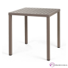 Mesa de Terraza Tablero polipropileno -Nardi Cube tortora