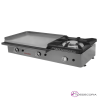 Plancha con fogón de asar a gas acero laminado  39-PG60+40F