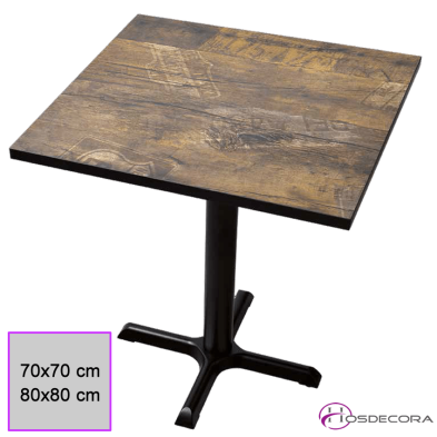 Mesa para bar 70 o 80 cm en Melamina. BARTOLO