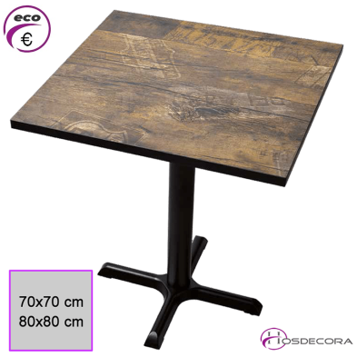 Mesa para bar 70 o 80 cm en Melamina. BARTOLO
