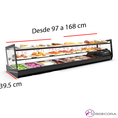 Vitrina de Tapas Triple Estante Exposicion 51-VCKB4