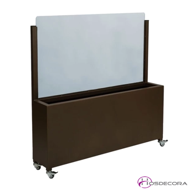 Separador de Terraza con jardinera Liso