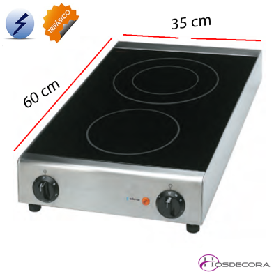 Placa de inducción potente doble fogon PV-3560