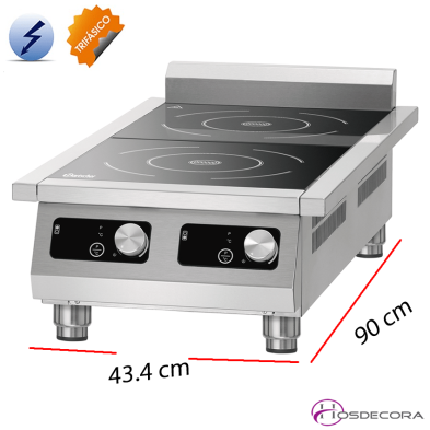 Placa de inducción doble trifásica 95-105760