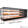 Vitrina tapas Triple piso con motor reducido LOGIC TRIPLE