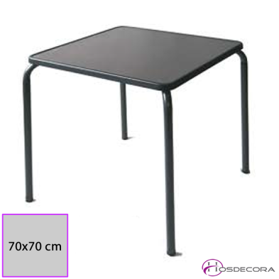 Mesa de bar para terraza tablero 70x70 - DOMINO