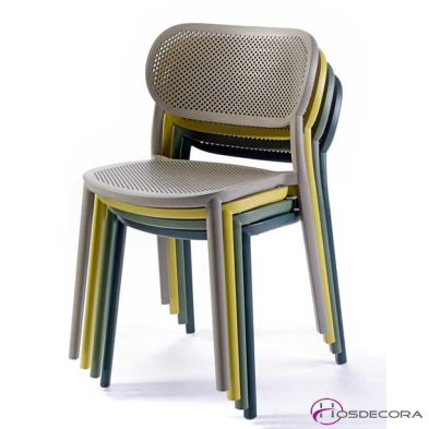 Silla de Terraza Apilable en polipropileno - 37-MUTA