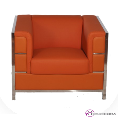 Sofa de una plaza ratan con cojin MULA