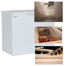 Arcon Congelador Puerta Abatible 190 litros 50-NLF-190