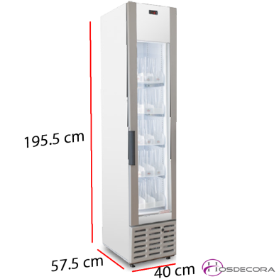 Escarchacopas 1 Puerta Cristal  145 L - 300 W. 73-CVP 145 FV