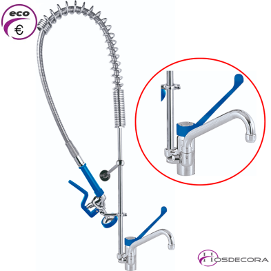 Grifo ducha monomando dos aguas con grifo 50-GDM2CBS1