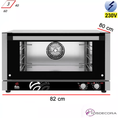 Horno Respostería Inversor Giro 3 - 60x40 - 3900 W- RX-603
