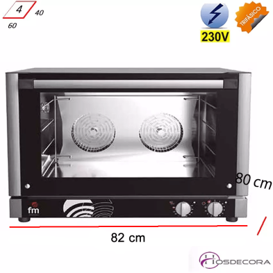 Horno Respostería Inversor Giro 4 - 60x40 - 6300 W- RX-604-P