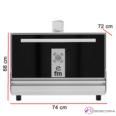 Horno de brasa sobremesa 75-90 comensales 41-ST G400S