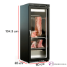 Madurador de carne en seco Puerta Cristal 13-DAV-400