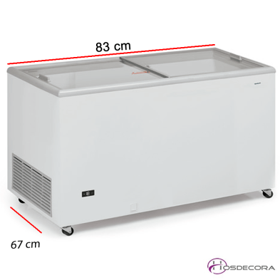 Arcon Congelador Cristal Corredera 200L 68-CE-220-TC