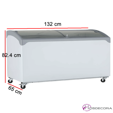 Congelador Puerta cristal corredera de 286L 67-TAGA 470