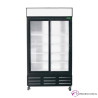 Armario refrigerado doble puerta cristal