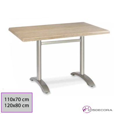 Mesa para restaurante con tablero en SM - TIJOLA