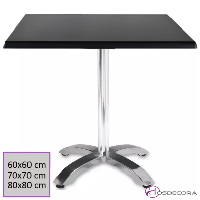 Mesas de terraza aluminio. TEJADA