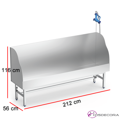 Lavadero Bicicletas o Mascotas 212x56 cm. 06-054252