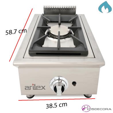 Cocina a Gas 1 Fuego 6 kW Fondo 59cm 11-40FCGN