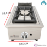 Cocina a Gas 1 Fuego 6 kW Fondo 59cm 11-40FCGN