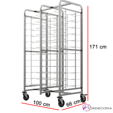 Carro de bandejas self-service 24 guías 19-P80965+