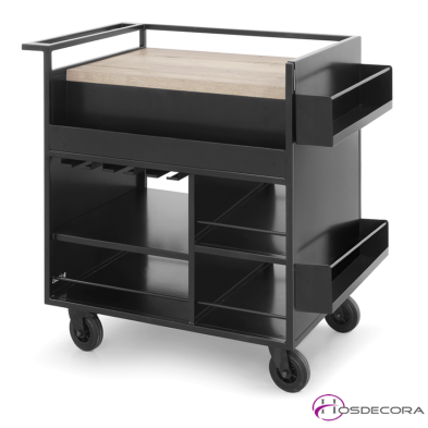 Carro para bebidas en acero 19-P90930