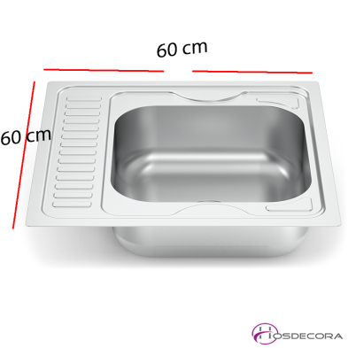 Fregadero para encastrar con pequeño escurridor 453210