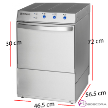 Lavavasos de bar con bomba desagüe y detergente incluida 801517