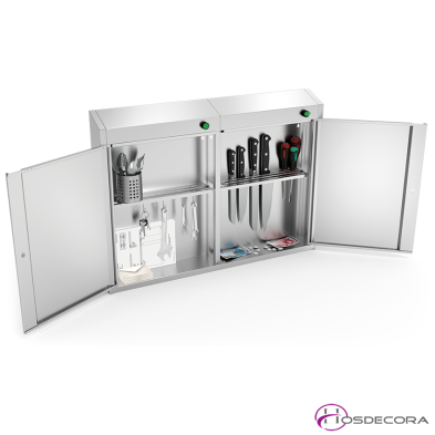 Armario esterilizador de cuchillos ozono 040462