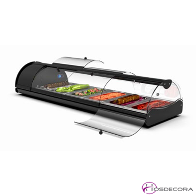 Vitrinas abierta a dos caras para tapas. 51-S4N