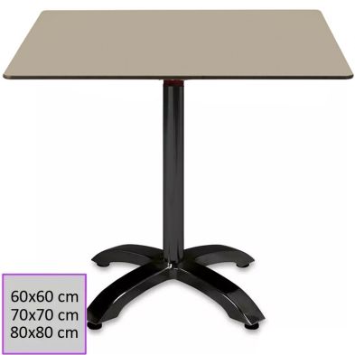 Mesa para Bar Tablero Compact Cuadrada- ROJALES