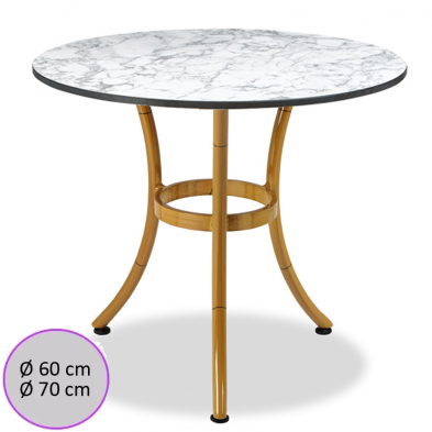 Mesa de Terraza Redonda Compacto- COMPETA