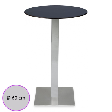 Mesa ALTA Tablero Compact Redondo 60 cm -CORBERA