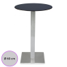 Mesa ALTA Tablero Compact Redondo 60 cm -CORBERA