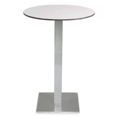 Mesa ALTA Tablero Compact Redondo 60 cm -CORBERA