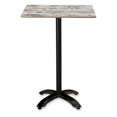 Mesa ALTA de bar con tablero cuadrado compacto VALDES