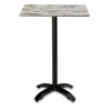 Mesa de bar ALTA con tablero cuadrado compacto VALDES