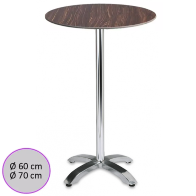 Mesa Alta Tablero Compact Redondo 01-MARCHAL