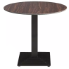 Mesa de restaurante tablero Compacto Redondo -RUEDA
